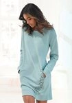 Bench. Loungewear Sweatkleid mit seitlichem Logoprint, Loungewear