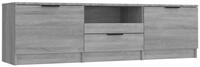vidaXL TV-Schrank NA TV-Schrank Grau Sonoma 140x35x40 cm Spanplatte Lowboard