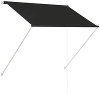 vidaXL Markise Einziehbare Markise 150&times;150 cm Anthrazit (1-St)