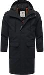 Wintermantel RAGWEAR "Wintermantel Mr Them Long", Herren, Gr. S, schwarz (schwarz25),