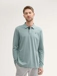 TOM TAILOR Langarm-Poloshirt Poloshirts Langarm Piqu&eacute; Poloshirt