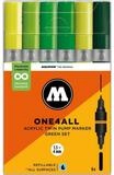 MOLOTOW Permanentmarker Acrylmarker One4All Twin Green Set