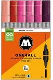 MOLOTOW Permanentmarker Acrylmarker One4All Twin Pink Set