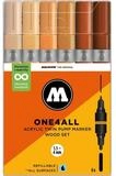MOLOTOW Permanentmarker Acrylmarker One4All Twin Wood Set
