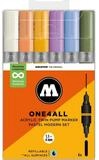 MOLOTOW Permanentmarker Acrylmarker One4All Twin Pastel Modern Set