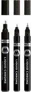 MOLOTOW Marker 3 LIQUID CHROME Acrylstifte chrom 1,0, 2,0, 4,0 mm