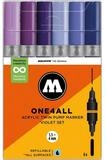 MOLOTOW Permanentmarker Acrylmarker One4All Twin Violet Set