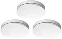 Elro Rauchmelder (3er Set Optischer Desing Rauchwarnmelder mit 10 Jahres Batterie,