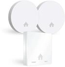 Elro FF4610 Rauchmelder (Design-Brandschutzset &ndash; 2 x Ultraflacher Rauchmelder)