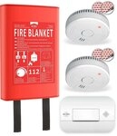 Elro FF040411 Rauchmelder (Brandschutz-Kit - 2x Rauchmelder - 1x COMelder - 1x