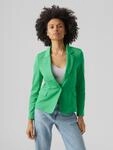 Jerseyblazer VERO MODA "VMJULIA LS BLAZER JRS NOOS", Damen, Gr. 36 (S), gr&uuml;n (bright