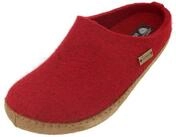 Haflinger Emils Toffel Filzpantoffel Hausschuh mit Ledersohle Unisex Hausschuh