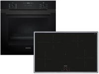 SIEMENS Backofen-Set, mit Teleskopauszug nachr&uuml;stbar, Reinigung mit Wasser / Dampf,