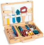 Small Foot Kinder-Werkzeug-Set Werkzeugkoffer - Workshop, (53-tlg), aus Holz