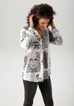 Aniston CASUAL Schlupfbluse im extravaganten Patch-Druck-Dessin