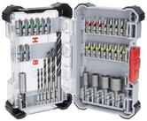 BOSCH Holzbohrer Bosch Extra Hard Schrauberbit‑ und PRO Wood Bohrer-Set...