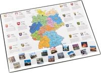 Generic Schreibtischunterlage Schreibunterlage Deutschlandkarte, (1 tlg)