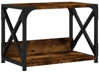 vidaXL Druckertisch Druckerst&auml;nder 2 Ablagen R&auml;uchereiche 44x26x31,5 cm