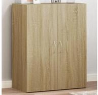 vidaXL Aktenschrank Aktenschrank Sonoma-Eiche 60x32x77,5 cm Holzwerkstoff