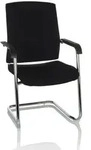 hjh OFFICE Freischwinger LEVIA VP Besucherstuhl Stoff 1 St. (1 St), Stuhl,