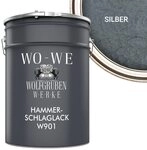 WO-WE Metallschutzlack Hammerschlaglack Hammerschlag Effektlack W901, 1-5L, Gl&auml;nzend