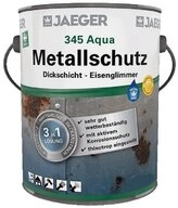 Jaegerlacke Metallschutzlack 345 Dickschicht 3in1 mit Eisenglimmer 750 ml, matt