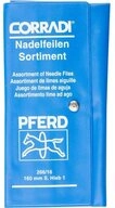 Pferd Feile CORRADI-Nadelfeilen-Set Schweizer Hieb 1 in PVC-Rolltasche 12314082