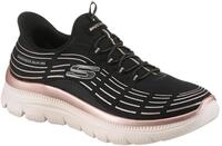 Slip-On Sneaker SKECHERS "SUMMITS PLUS-SOFT LUSTER", Damen, Gr. 35, rosa...