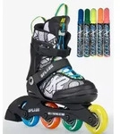 K2 Inlineskates Splash Multi (Rollen: 70/72mm/80A, Kugellager: ABEC: 3) grau/bunt