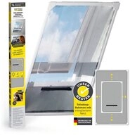 EASYmaxx Insektenschutz-Fensterrahmen Moskitonetz Magic Fit 100x160cm wei&szlig;