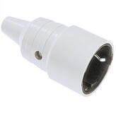 Bachmann Schutzkontaktkupplung Stromadapter zu Schutzkontakt, CEE 7/3, Typ-F, 0 cm,