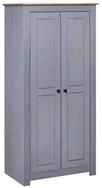vidaXL Kleiderschrank 80 x 50 x 1715 cm Kleiderschrank Grau 80x50x171,5 cm...