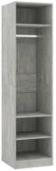 vidaXL Kleiderschrank Mehrzweckschrank Betongrau 50x50x200 cm Holzwerkstoff