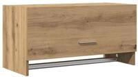 vidaXL Kleiderschrank Kleiderschrank Artisan-Eiche 70x32,5x35 cm Holzwerkstoff...