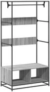 vidaXL Kleiderst&auml;nder Kleiderst&auml;nder Grau Sonoma 90x50x180 cm Holzwerkstoff,...