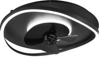 Reality Leuchten LED Deckenleuchte SORTLAND Deckenventilator mit Beleuchtung