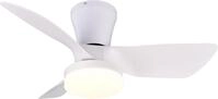 Reality Leuchten LED Deckenleuchte RANDERS mit Ventilator, Deckenventilator mit...