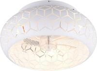 Reality Leuchten Deckenleuchte BIDAR mit Ventilator, Deckenventilator mit Licht...