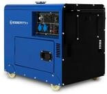 EBERTH Stromerzeuger 5000 Watt Notstromaggregat Diesel, 5 in kW, 10 PS Dieselmotor,