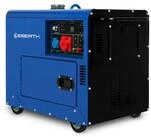 EBERTH Stromerzeuger 5000 Watt Notstromaggregat Diesel, 7,36 in kW, 4-Takt, E-Start,
