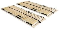 vidaXL Bett Lattenroste 2 Stk. mit 28 Latten 7 Zonen 70x200 cm