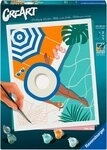 Ravensburger Malen nach Zahlen CreArt, Poolzeit, f&uuml;r Erwachsene, Made in Europe