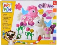 SIMBA Knete Spielzeug Kreativ Knete ART & FUN Knetset Glitzer Einhorn 106326016