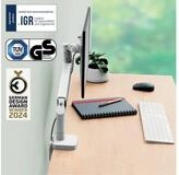 LEITZ Monitor-Halterung Monitorarm Ergo Single hellgrau