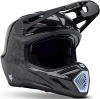 Fox Racing Motocrosshelm V3 RS Carbon Solid MIPS Motocross Helm, vorbereitet...
