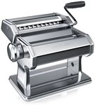 Arendo Nudelmaschine Manueller Pasta Maker, Edelstahl, Nudelpresse, 7...