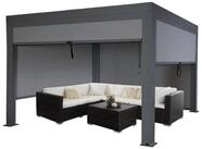 MCW Pergola MCW-L46-mS-3x4-10, BxTxH: 400x300x220 cm, Regulierbarer Wind- und