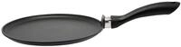 Elo Cr&ecirc;pepfanne ALUCAST, &Oslash; 28 cm, Schwarz, Kunststoffgriff, Aluminiumguss,