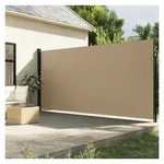 vidaXL Seitenmarkise Seitenmarkise Ausziehbar Beige 220x600 cm