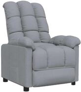 vidaXL Sessel Relaxsessel Hellgrau Stoff (1-St)